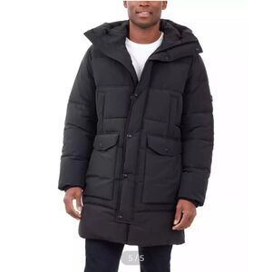 NEW Michael Kors Men's Heavyweight Hooded Long Puffer Coat Large